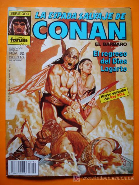 C&oacute;mics: LA ESPADA SALVAJE DE CONAN. N&ordm; 82. SERIE ORO. FORUM. - Foto 1