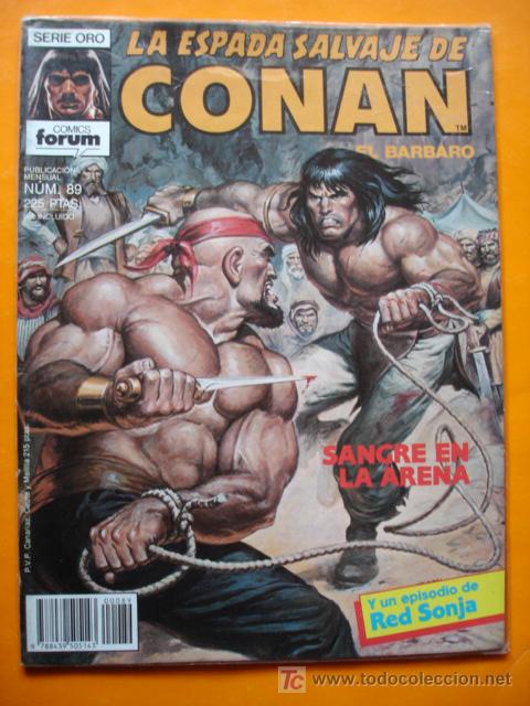 C&oacute;mics: LA ESPADA SALVAJE DE CONAN. N&ordm; 89. SERIE ORO. FORUM. - Foto 1