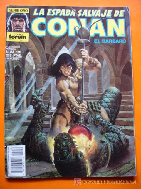 C&oacute;mics: LA ESPADA SALVAJE DE CONAN. N&ordm; 110. SERIE ORO. FORUM. - Foto 1