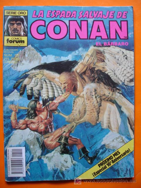 C&oacute;mics: LA ESPADA SALVAJE DE CONAN. N&ordm; 121. SERIE ORO. FORUM. - Foto 1