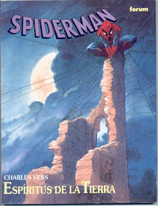C&oacute;mics: SPIDERMAN - &rdquo;ESP&Iacute;RITUS DE LA TIERRA&rdquo; - CHARLES VESS - FORUM - A&ntilde;o 1992. - Foto 1