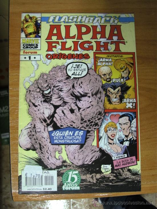 C&oacute;mics: ALPHA FLIGHT : ORIGENES &iexcl; ONE SHOT 24 PAGINAS ! MARVEL FORUM - Foto 1