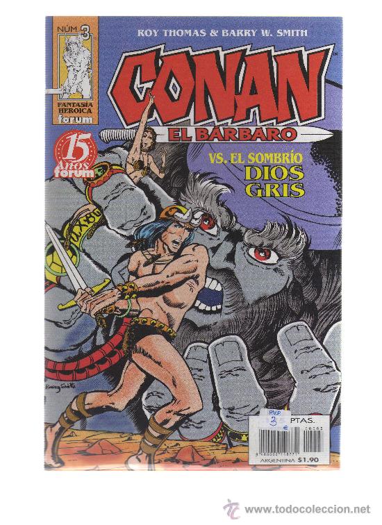 C&oacute;mics: Conan el Barbaro N&ordm;3 (Roy Thomas-Barry W.Smith) - Foto 1