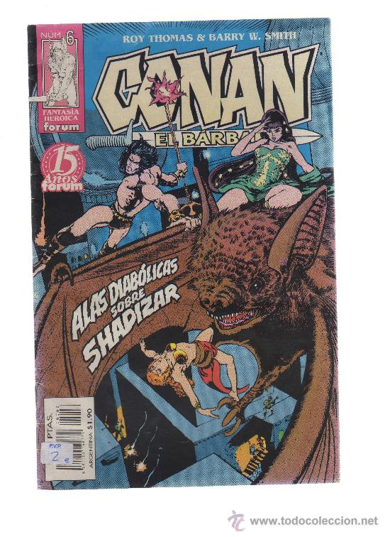 C&oacute;mics: Conan el B&aacute;rbaro N&ordm; 6 (Roy Thomas-Barry W.Smith) - Foto 1