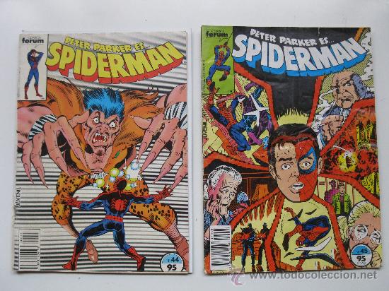 C&oacute;mics: LOTE DE 2 N&Uacute;MEROS DE SPIDERMAN - N&ordm; 44 Y 45 - EDICIONES FORUM. - Foto 1