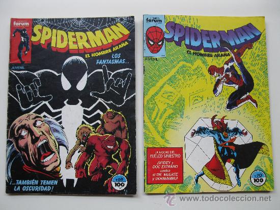 C&oacute;mics: LOTE DE 2 N&Uacute;MEROS DE SPIDERMAN - N&ordm; 69 Y 70 - FORUM. - Foto 1