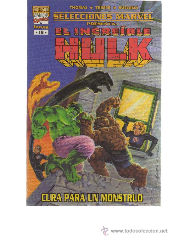 C&oacute;mics: El increible Hulk N&ordm; 19 Forum (Selecciones Marvel) - CJ38 - Foto 1