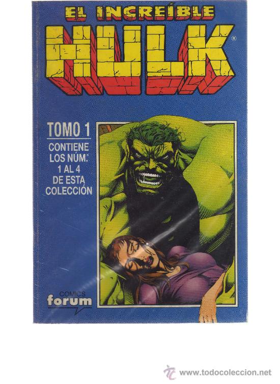 C&oacute;mics: El incre&iacute;ble Hulk - Tomo 1 (N&uacute;meros 1 al 4, Forum) - CJ5 - Foto 1