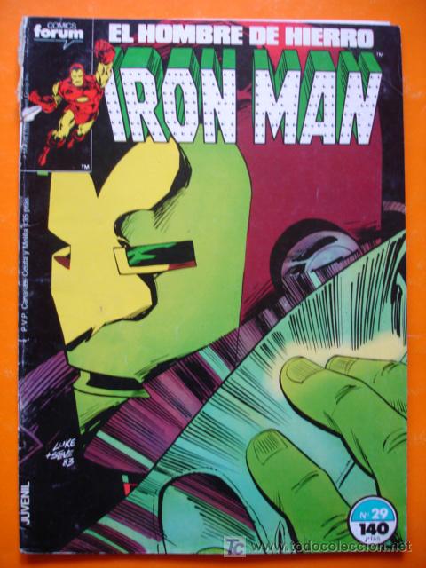 C&oacute;mics: IRON MAN. N&ordm; 29 FORUM 140 PTAS. - Foto 1