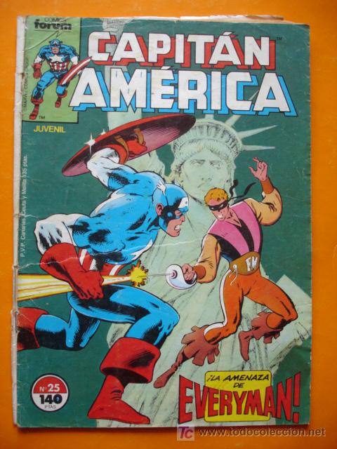 C&oacute;mics: CAPITAN AMERICA N&ordm; 25 EVERYMAN  FORUM 100 PTAS. - Foto 1