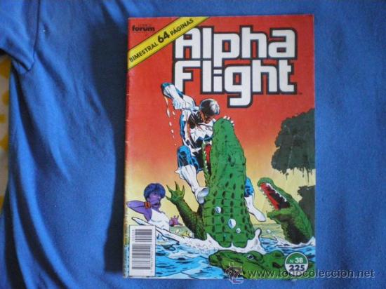 C&oacute;mics: ALPHA FLIGHT N&ordm; 38 MANTLO ROSS 1986  MARVEL FORUM D1 - Foto 1