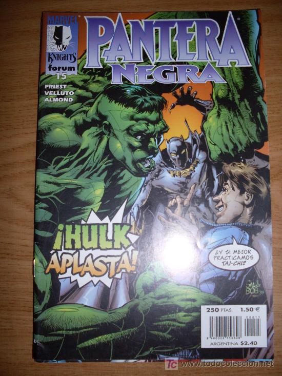 C&oacute;mics: PANTERA NEGRA EDITORIAL FORUM NUMERO 15 BUEN ESTADO - Foto 1