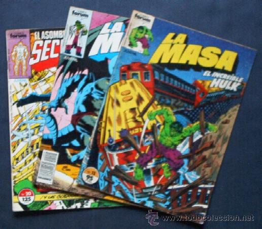 C&oacute;mics: 3 COMICS FORUM - LA MASA Y SPIDERMAN - Foto 1