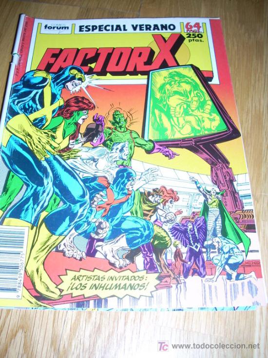 C&oacute;mics: factor x, especial verano 1989. - Foto 1