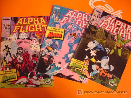 C&oacute;mics: ALPHA FLIGHT . LOTE N&ordm; 29 - 31 - 32 . FORUM . . - Foto 1