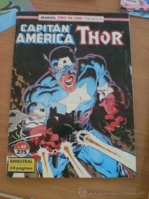 C&oacute;mics: CAPITAN AMERICA THOR 62 TWO IN ONE - Foto 1