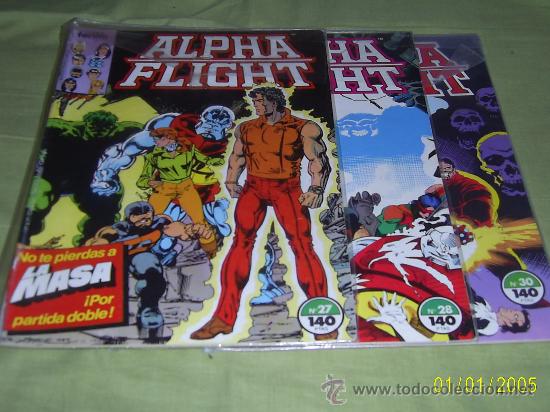 C&oacute;mics: ALPHA FLIGHT VOL.1 N&Uacute;MEROS 27, 28 Y 30. - Foto 1