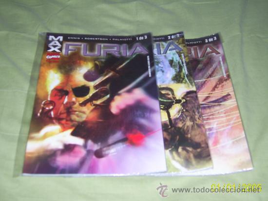C&oacute;mics: FURIA N&Uacute;MEROS 1 AL 3. SERIE LIMITADA COMPLETA. C&Oacute;MICS FORUM. - Foto 1