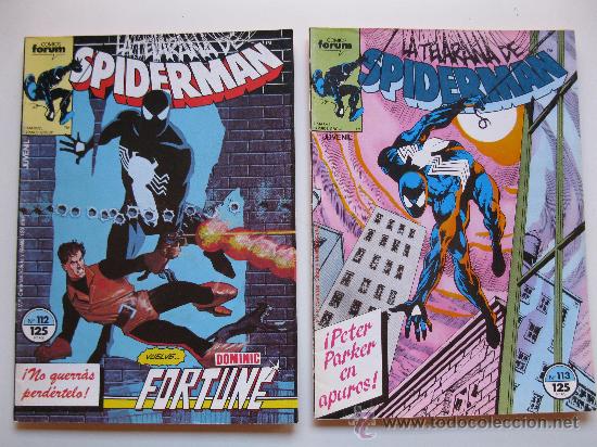 C&oacute;mics: LOTE DE 2 N&Uacute;MEROS DE SPIDERMAN - N&ordm; 112 Y 113 - FORUM. - Foto 1