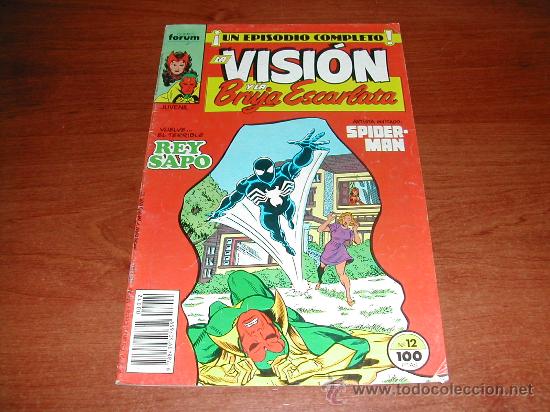 C&oacute;mics: LA VISI&Oacute;N Y LA BRUJA ESCARLATA N&ordm; 12 COMICS FORUM , 1989 - Foto 1
