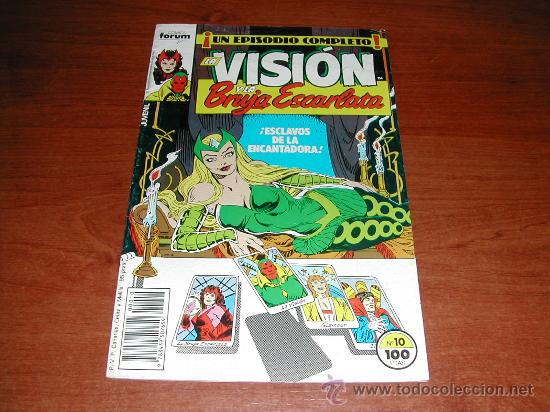 C&oacute;mics: LA VISI&Oacute;N Y LA BRUJA ESCARLATA N&ordm; 10 COMICS FORUM , 1988 - Foto 1