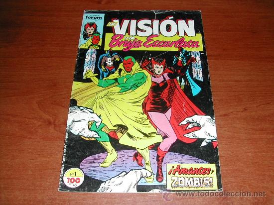 C&oacute;mics: LA VISI&Oacute;N Y LA BRUJA ESCARLATA N&ordm; 1 COMICS FORUM , 1988 - Foto 1