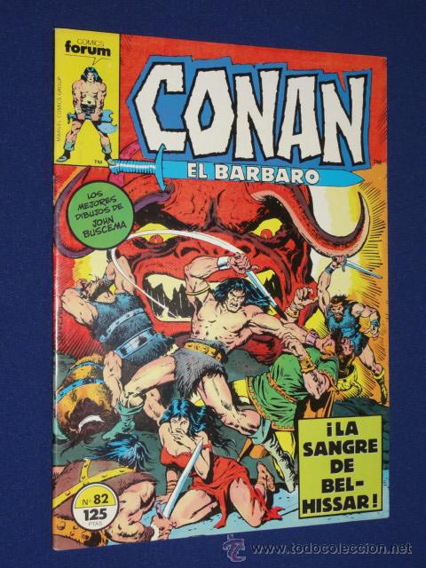 C&oacute;mics: CONAN EL BARBARO N&ordm; 82 - FORUM 1986. 1&ordf; EDICI&Oacute;N - Foto 1