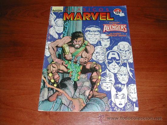 C&oacute;mics: CLASICOS MARVEL PRESENTA THE AVENGERS (FORUM)  N&ordm; 11 - Foto 1