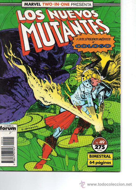 C&oacute;mics: LOS NUEVOS MUTANTES       N&ordm; 49     DE FORUM - Foto 1