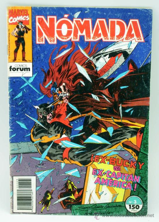 C&oacute;mics: N&oacute;mada n&ordm; 3 Ex-Bucky vs Capit&aacute;n Am&eacute;rica C&oacute;mic Forum 1992 - Foto 1
