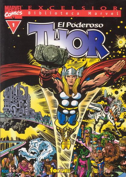 C&oacute;mics: EL PODEROSO THOR. Tomo n&ordm; 1. Excelsior Biblioteca Marvel. Forum. - Foto 1