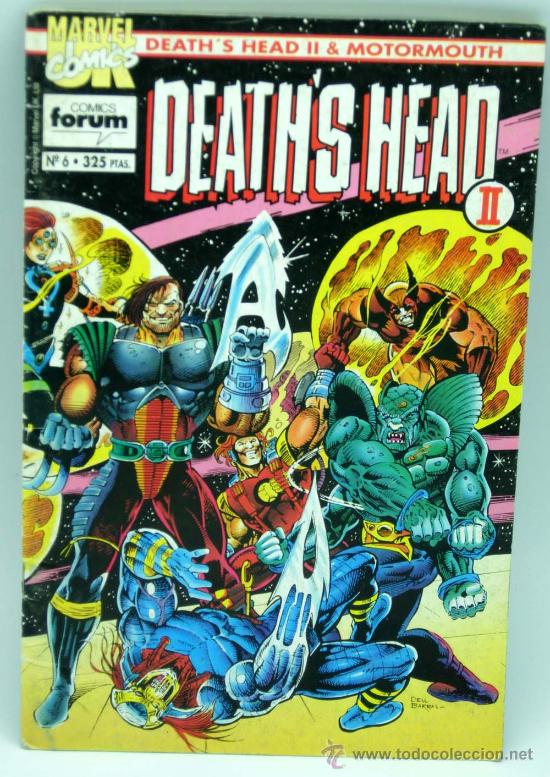 C&oacute;mics: Deaths Head II n&ordm; 6 & Motormouth C&oacute;mic Marvel Forum 1994 - Foto 1