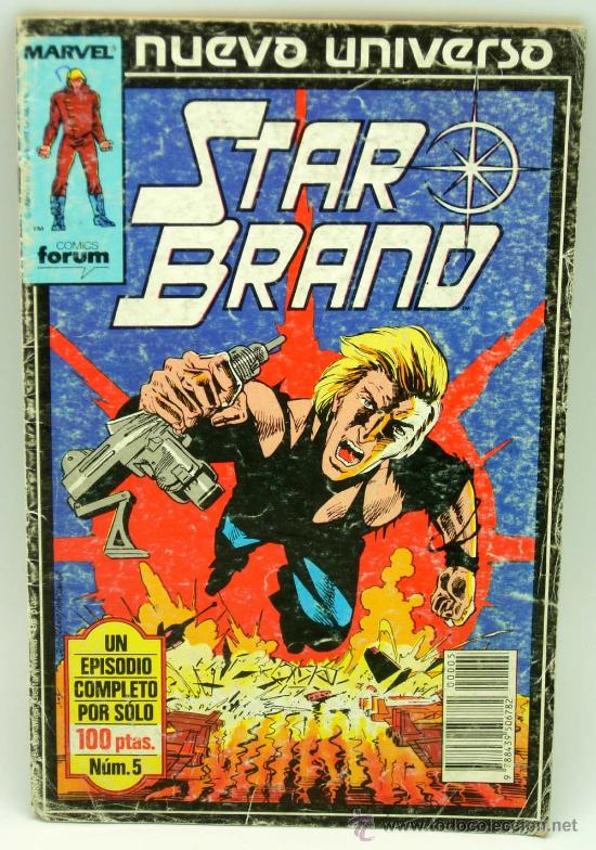 C&oacute;mics: Star Brand Nuevo Universo n&ordm; 5 C&oacute;mic Marvel Forum 1987 - Foto 1