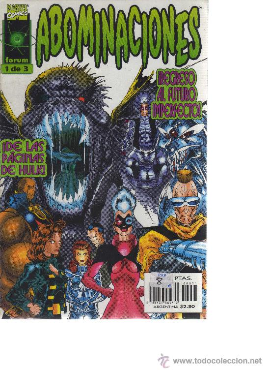 C&oacute;mics: Abominaciones (Colecci&oacute;n completa, 3 ejemplares) - CJ72 - Foto 1