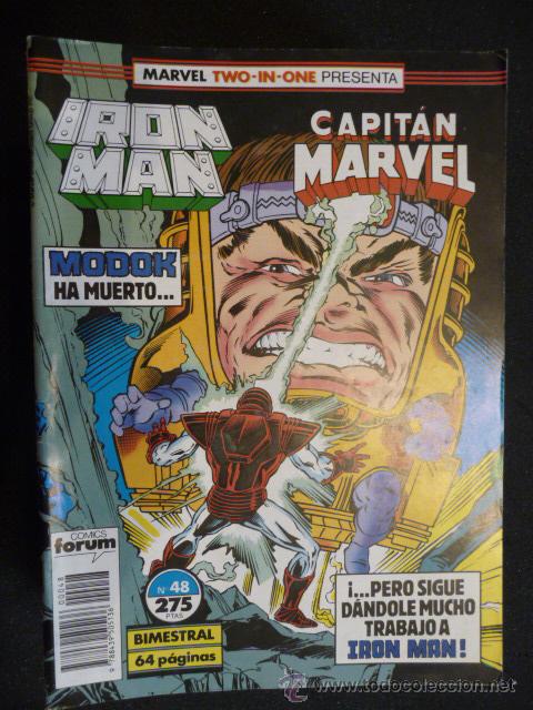 C&oacute;mics: IRON MAN/CAPIT&Aacute;N MARVEL. N&ordm; 48. FORUM - Foto 1