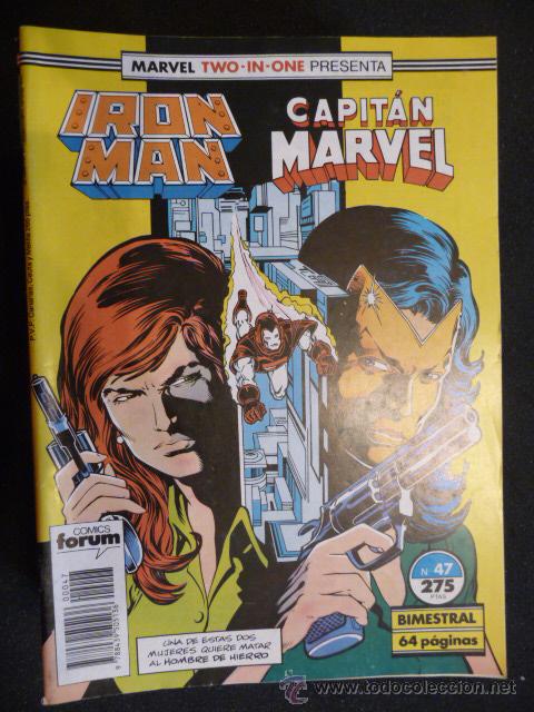 C&oacute;mics: IRON MAN/CAPIT&Aacute;N MARVEL. N&ordm; 47. FORUM - Foto 1