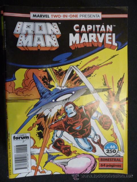 C&oacute;mics: IRON MAN/CAPIT&Aacute;N MARVEL. N&ordm; 46. FORUM - Foto 1