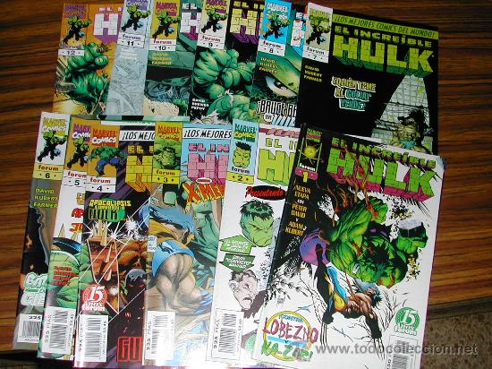 C&oacute;mics: EL INCREIBLE HULK. SERIE ENTERA DE 12 N&ordm;. MARVEL COMICS. C 4516 - Foto 1