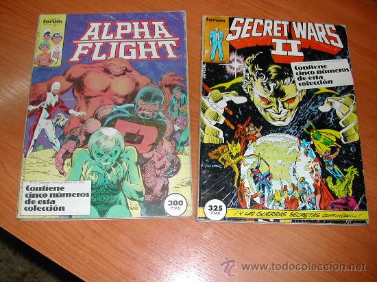 C&oacute;mics: ALPHA FLIGHT Y SECRET WARS II. LOTE 2 COMICS.   C4582 - Foto 1