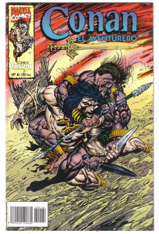 C&oacute;mics: CONAN EL AVENTURERO. N&ordm; 4. MARVEL COMICS. FORUM. LITERACOMIC. PEDIDO MINIMO 6&euro;. - Foto 1