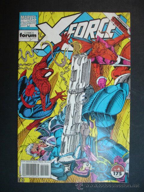 C&oacute;mics: X - FORCE. N&ordm; 4. PROTAGONISTA SPIDERMAN. (MARVEL COMICS FORUM). - Foto 1