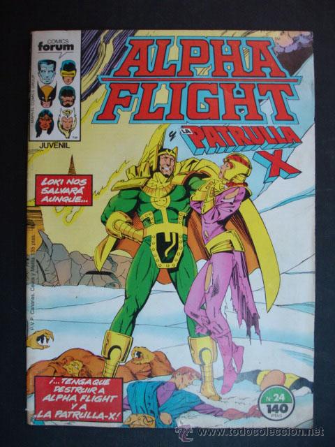 C&oacute;mics: ALPHA FLIGHT Y LA PATRULLA X. N&ordm; 24. (COMICS FORUM) 1987. - Foto 1
