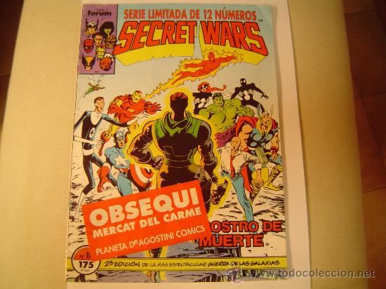 C&oacute;mics: Comic Forum Secret Wars.-El Rostro de Muerte serie limitada de 12 n&uacute;meros