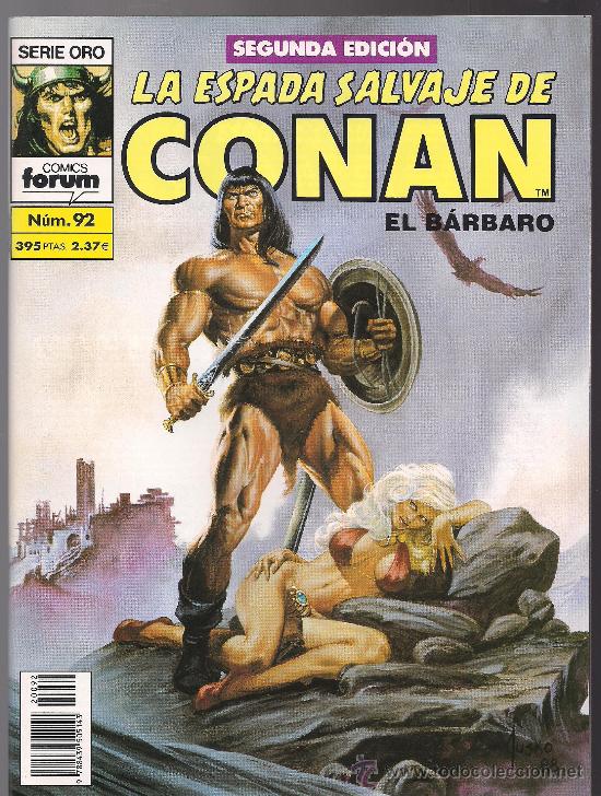 C&oacute;mics: LA ESPADA SALVAJE DE CONAN EL BARBARO N&ordm; 92 - Foto 1
