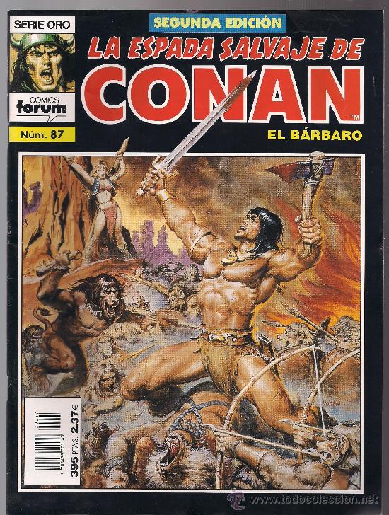 C&oacute;mics: LA ESPADA SALVAJE DE CONAN EL BARBARO N&ordm; 87 - Foto 1