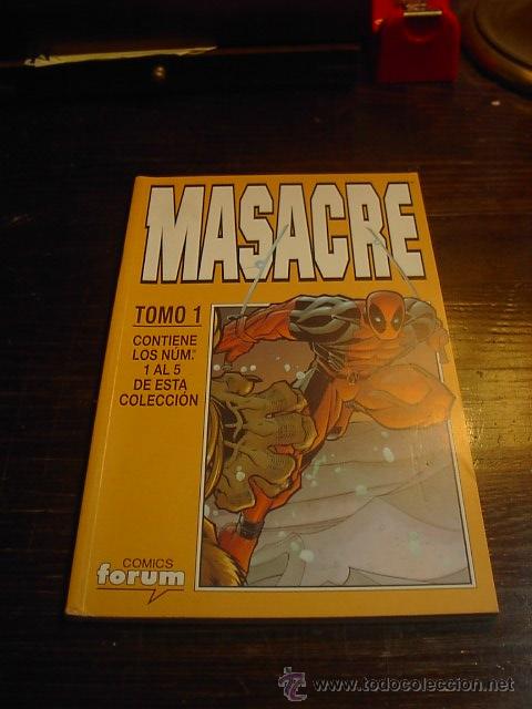 C&oacute;mics: Masacre, tomo n&ordm; 1, Contiene los numeros 1 al 5 - Foto 1