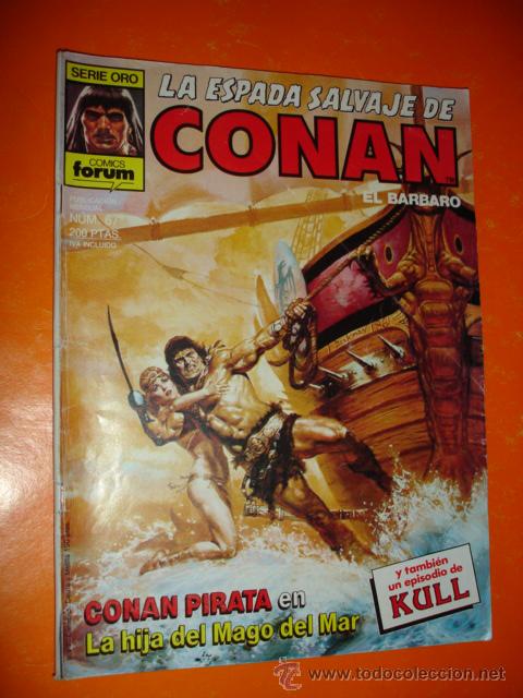 C&oacute;mics: LA ESPADA SALVAJE DE CONAN N&ordm; 67 SERIO ORO . FORUM . - Foto 1