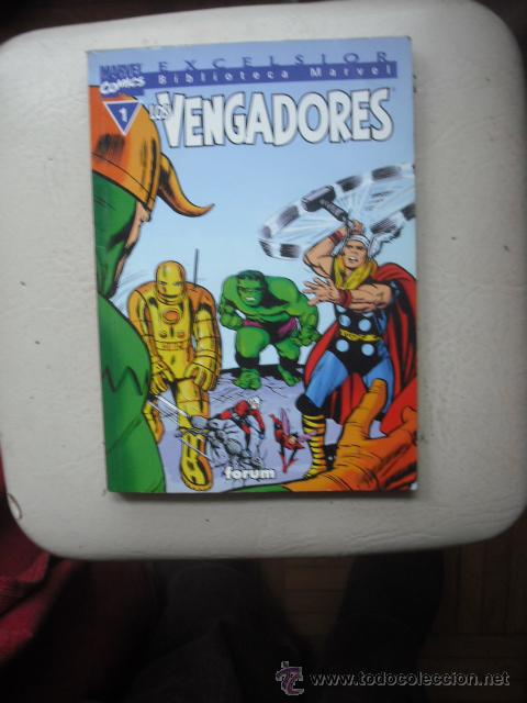 C&oacute;mics: BIBLIOTECA MARVEL -LOS VENGADORES N&ordm; 1  DE FORUN - Foto 1
