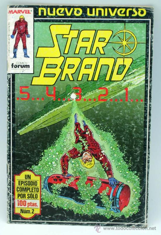 C&oacute;mics: Star Brand 5...4...3...2...1 n&ordm; 2  C&oacute;mic Marvel Forum 1988 - Foto 1