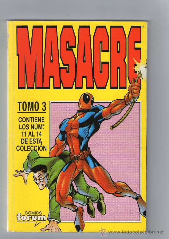 C&oacute;mics: MASACRE - TOMO 3 - CONTIENE LOS N&Uacute;MEROS 11 AL 14 - FORUM. - Foto 1
